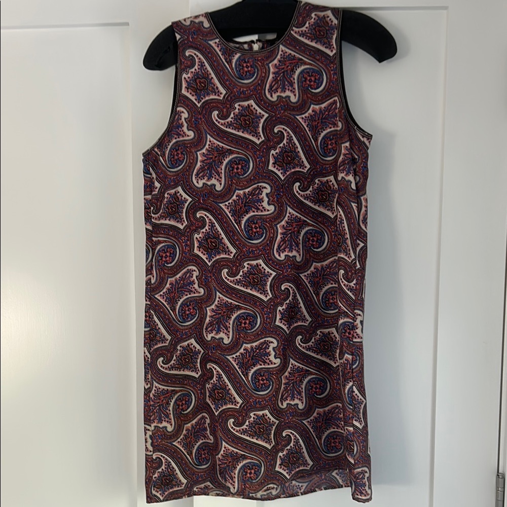 Theory Silk Sleeveless Sheath Dress
